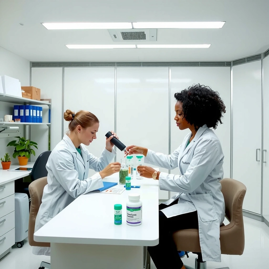 Natural wellness laboratory and quality testing