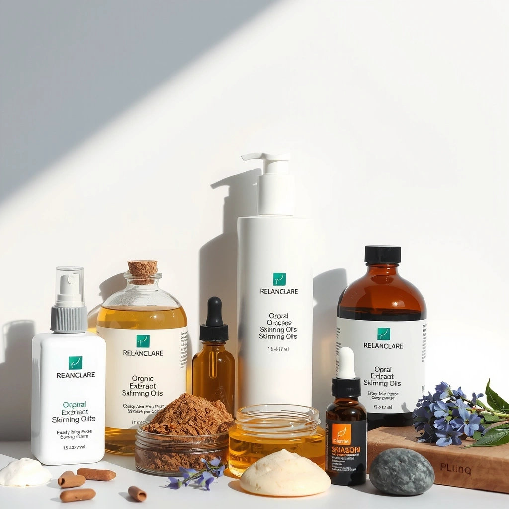 Natural skincare ingredients and botanicals